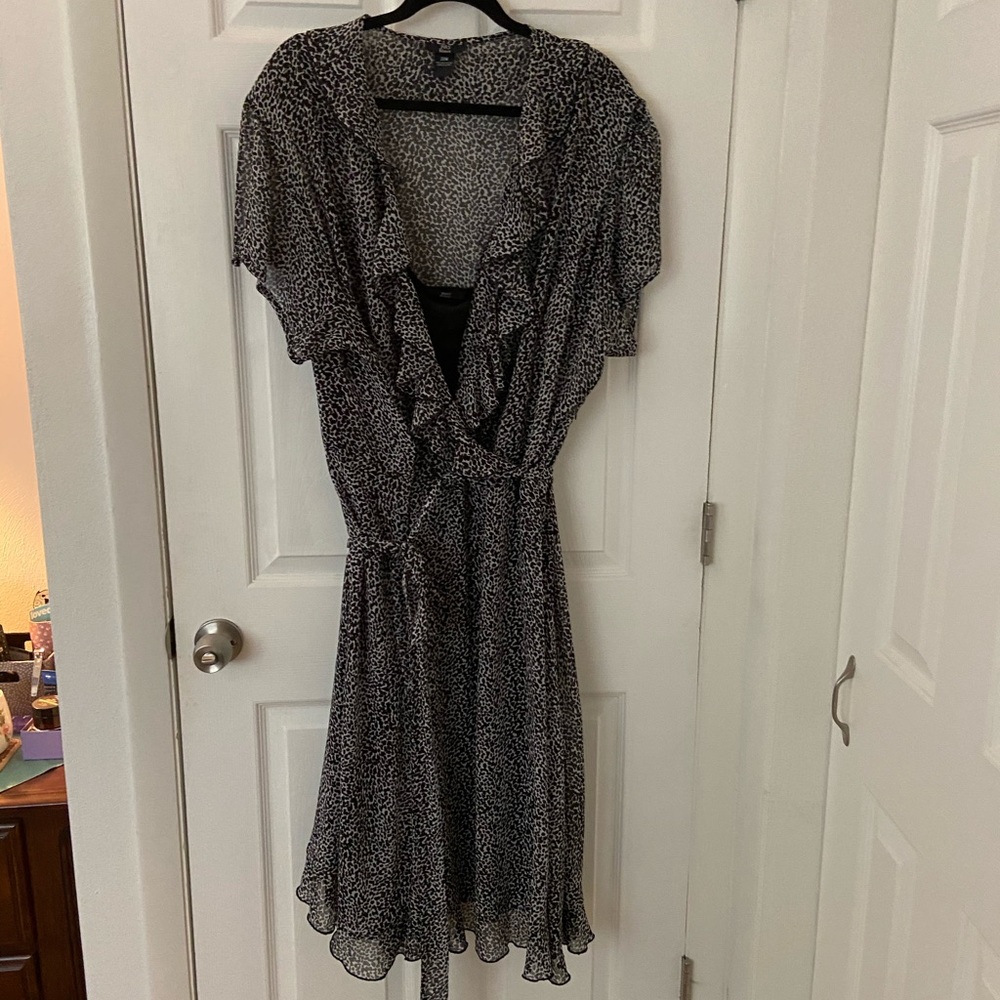 JBS Women Black & white 4x dress with black slip✔️